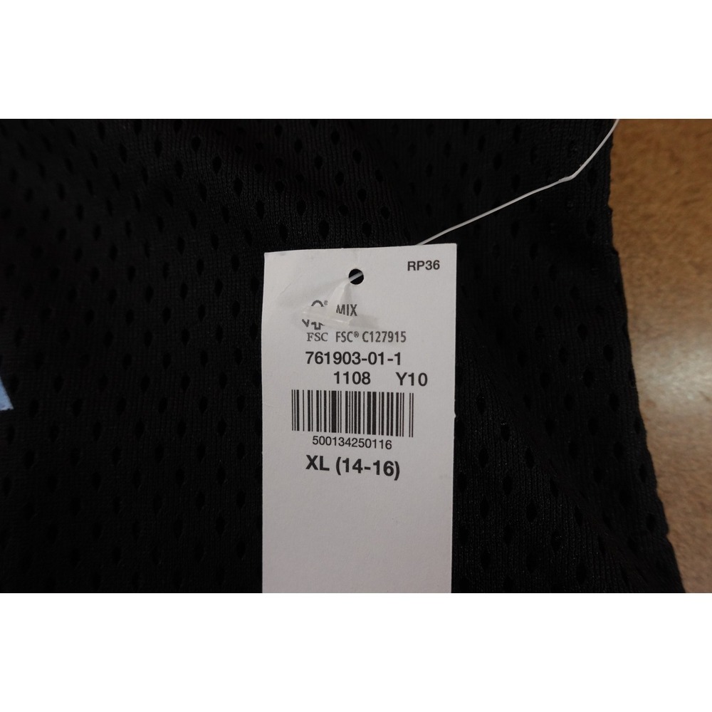 Old Navy Boys X-Large Black Mesh V-Neck Graphic Breathable Basketball Tank Top - Picture 5 of 12